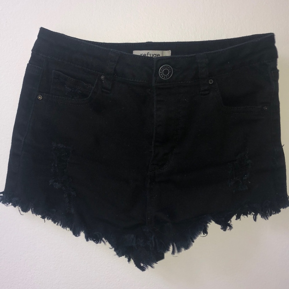 Denim shorts